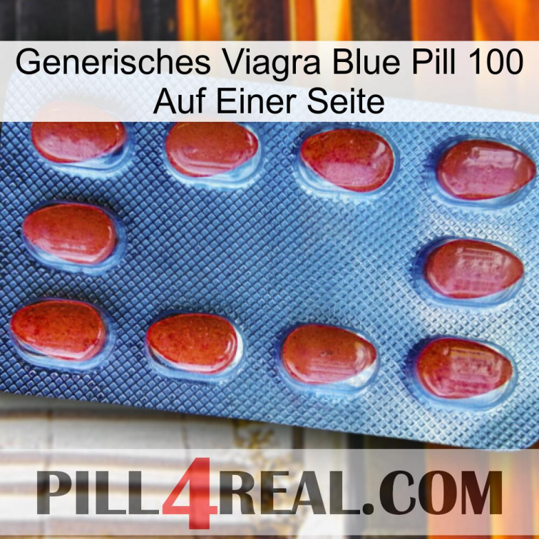 Generic Viagra Blue Pill 100 On One Side 06